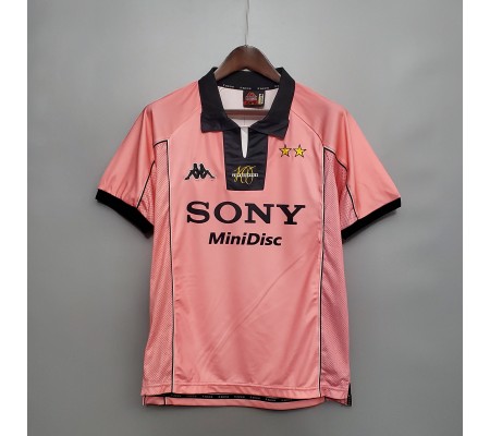 Juventus 97/98 Away Pink Soccer Jersey